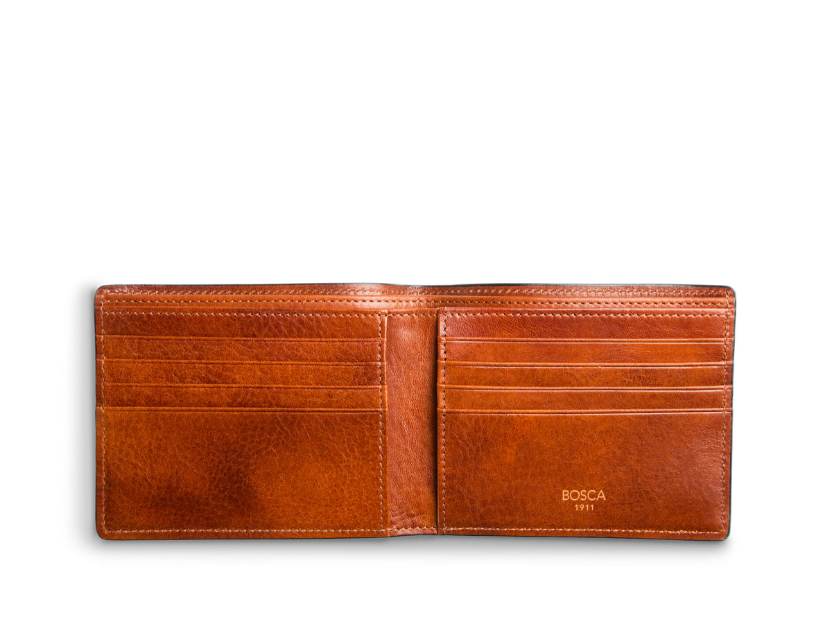 Bosca 8-Pocket Deluxe Executive Wallet Black