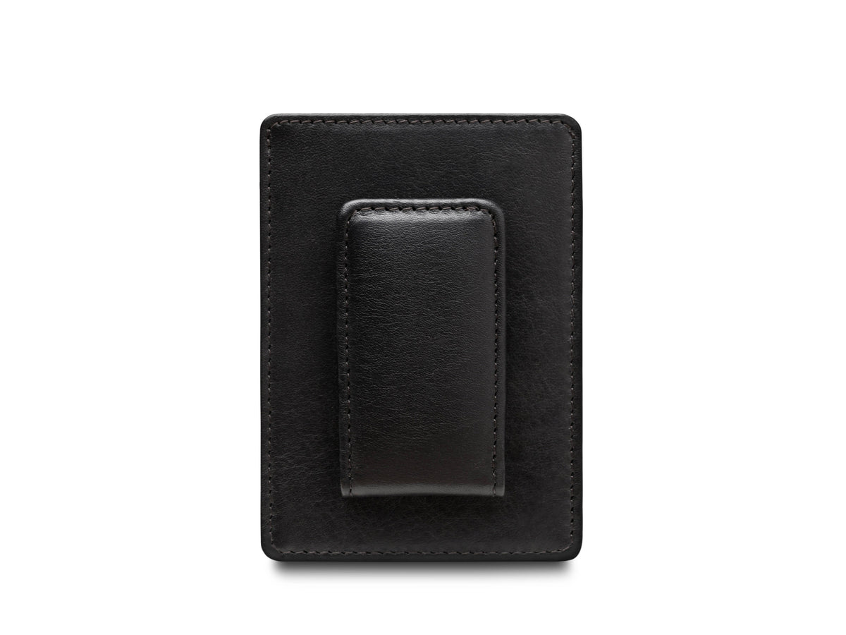 Bosca Nappa Vitello Front Pocket Wallet Black