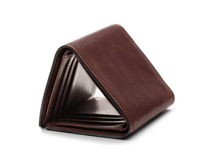 Bosca Double I.D. Trifold Dolce  Dark Brown