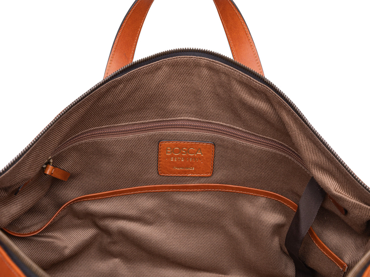 Bosca Dolce Italia Duffle  Amber