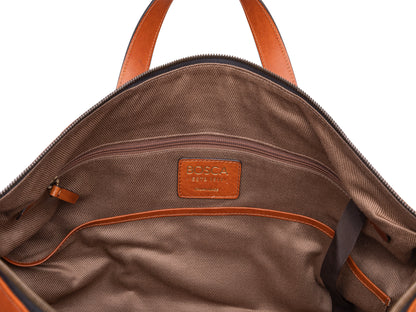 Bosca Dolce Italia Duffle  Amber