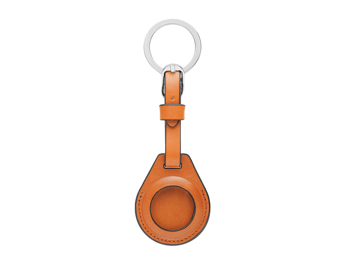 Bosca Airtag Key Fob  Saddle