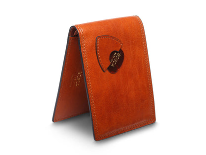 Bosca Italia Small Guitar Pick Wallet Amber