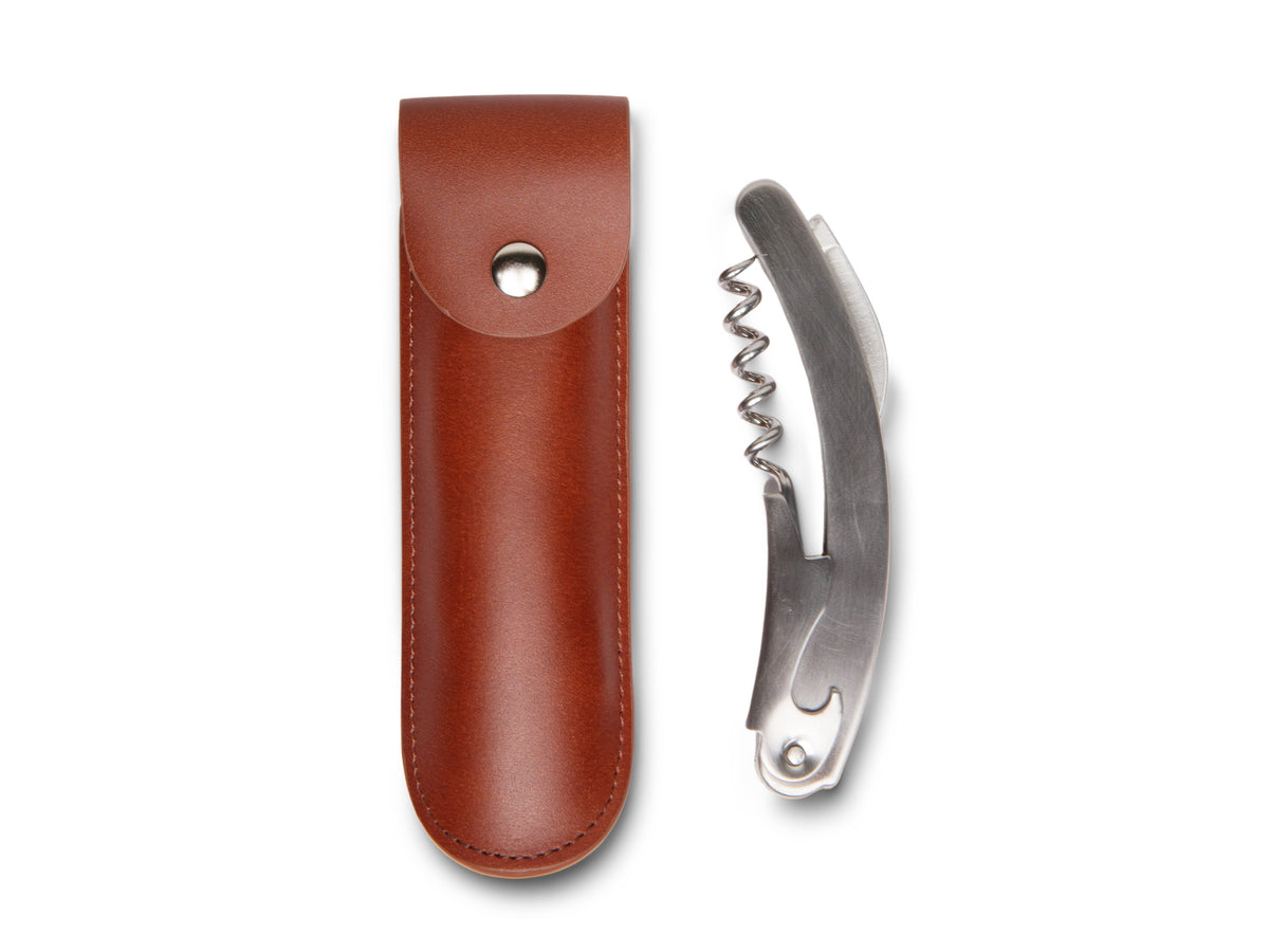 Bosca Corkscrew Sheath  Brown