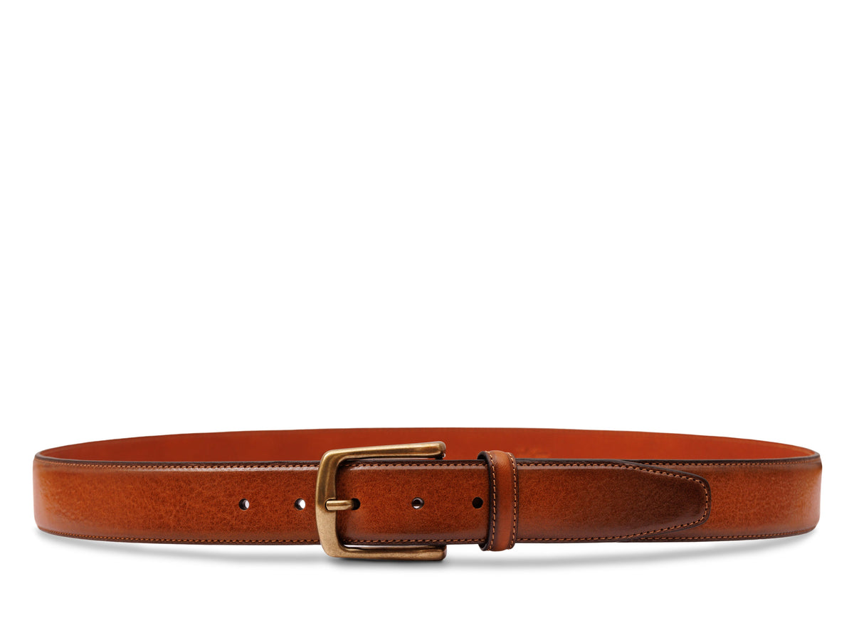 Bosca Venice Belt Amber