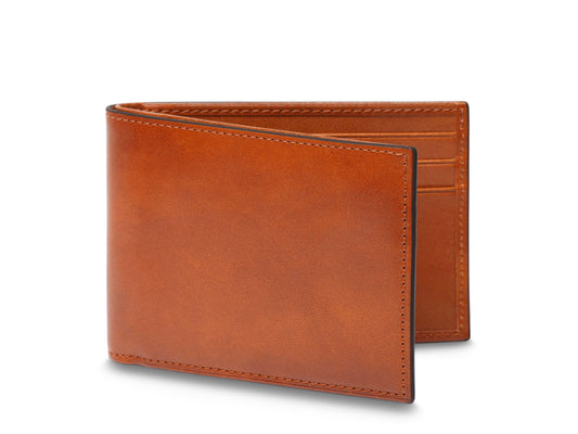 Bosca Old Leather Italia Small Bifold Wallet Amber