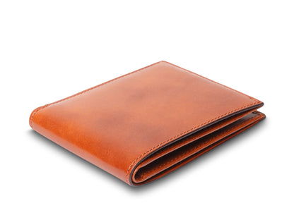 Bosca Old Leather Italia Small Bifold Wallet Amber
