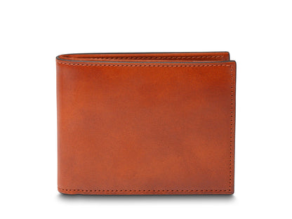 Bosca Old Leather Italia Small Bifold Wallet Amber