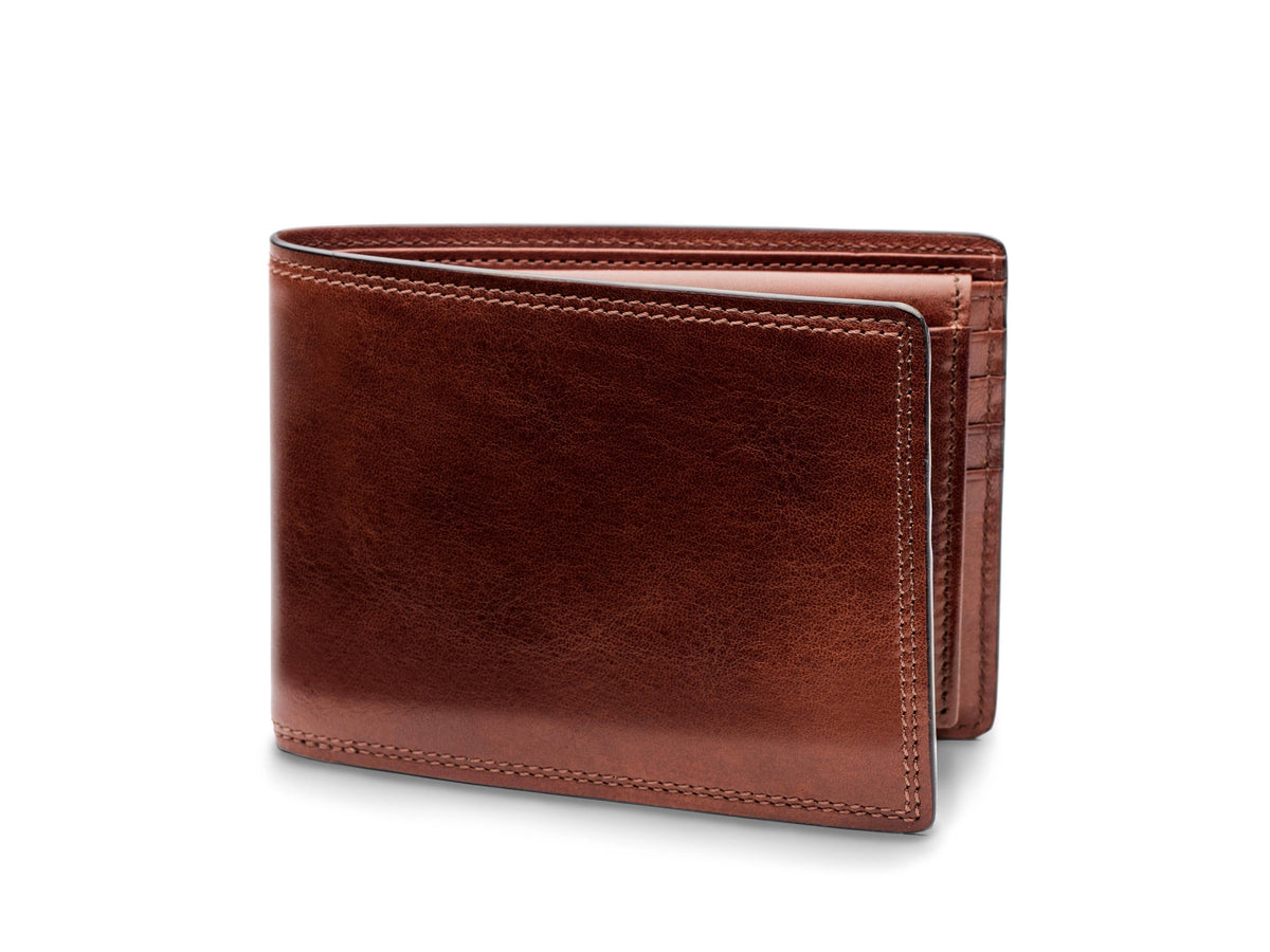 Bosca Dolce Credit Wallet w/I.D. Passcase Dark Brown