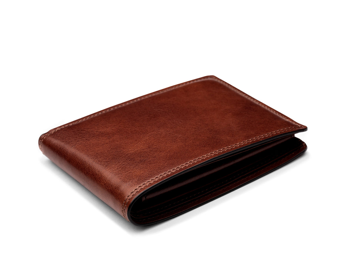 Bosca Dolce Credit Wallet w/I.D. Passcase Dark Brown