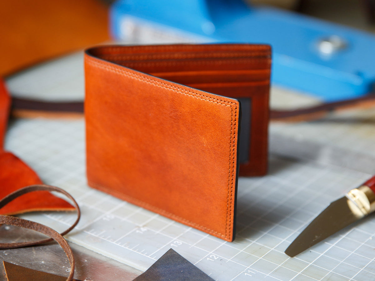 Bosca Dolce Italia Executive I.D. Wallet - RFID Amber