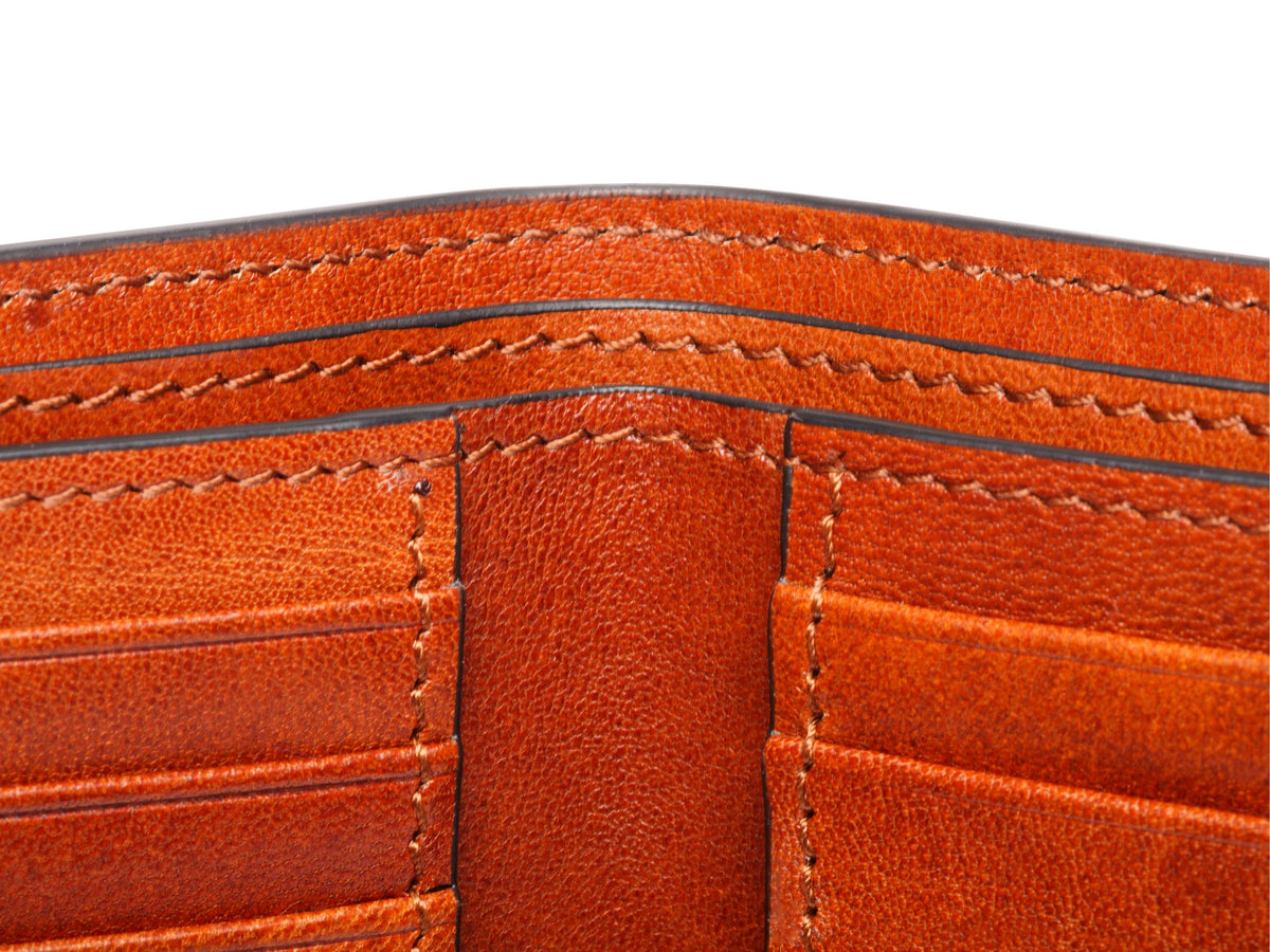 Bosca Dolce Italia Executive I.D. Wallet - RFID Amber