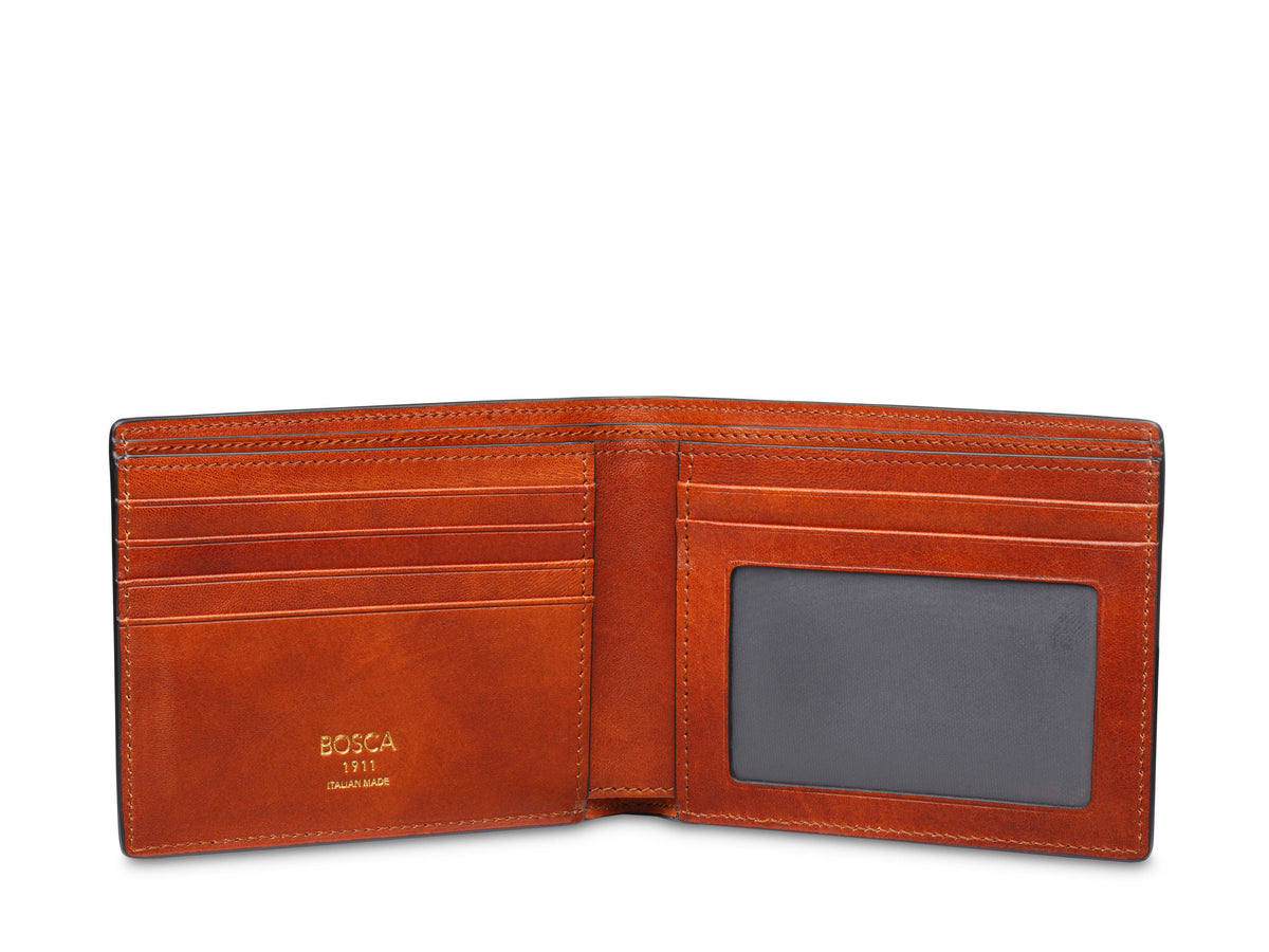Bosca Dolce Italia Executive I.D. Wallet - RFID Amber