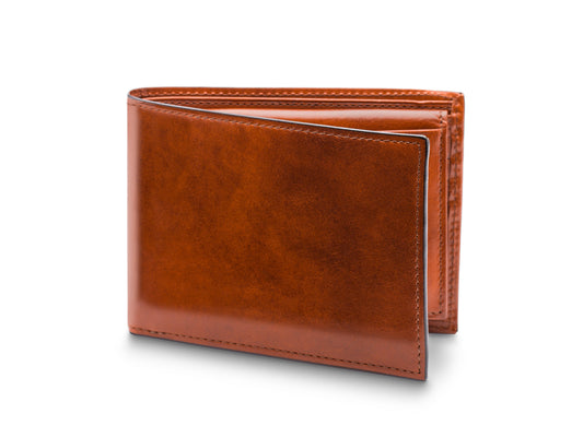 Bosca Old Leather Italia Credit Wallet w/I.D. Passcase Amber
