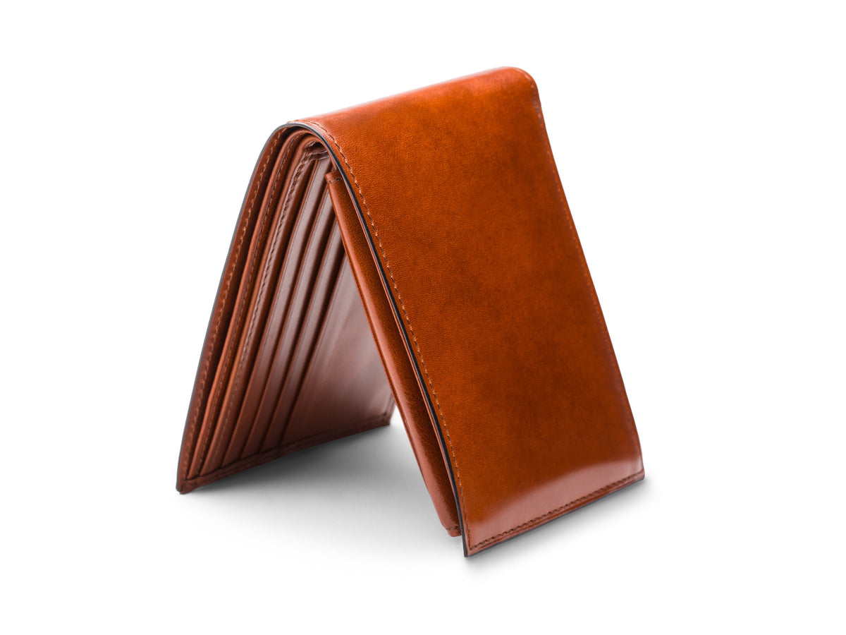 Bosca Old Leather Italia Credit Wallet w/I.D. Passcase Amber