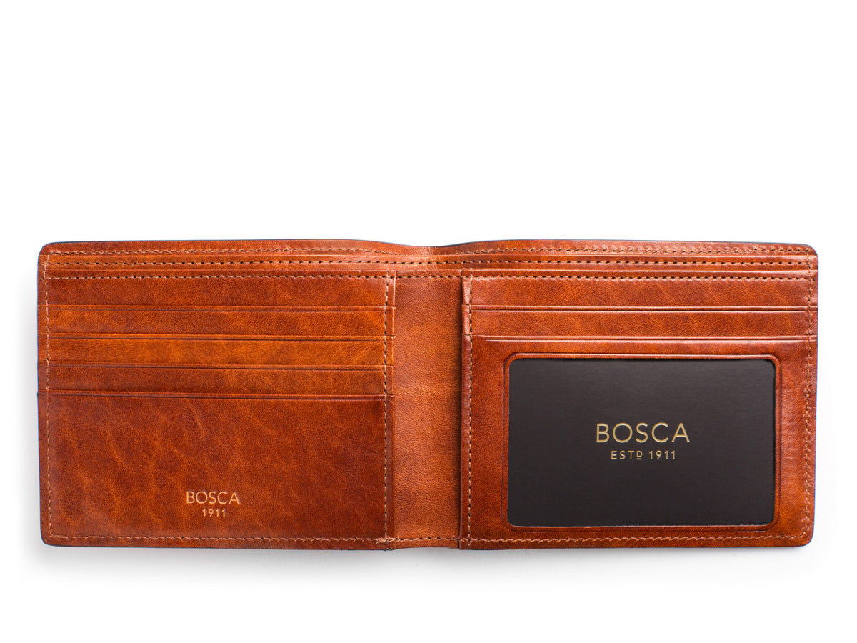 Bosca Dolce Executive I.D. Wallet Amber