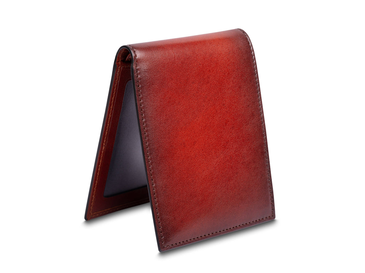 Bosca Smoked Old Leather Executive I.D. Wallet Smoked Red