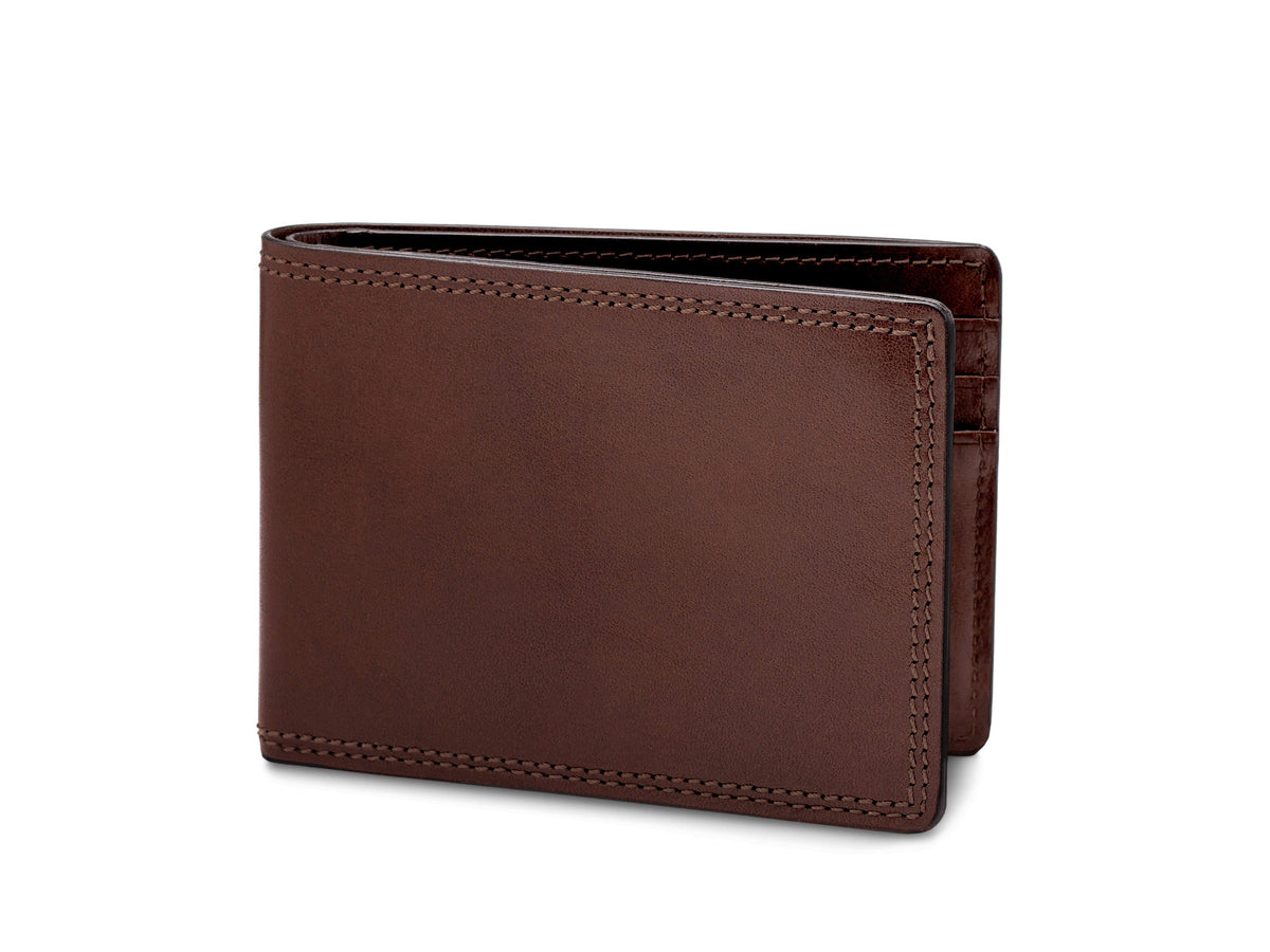 Bosca Small Bifold Wallet Dolce  Dark Brown
