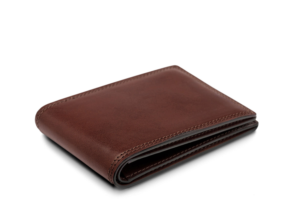 Bosca Small Bifold Wallet Dolce  Dark Brown