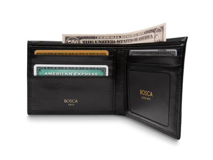 Bosca Old Leather Executive I.D. Wallet Black
