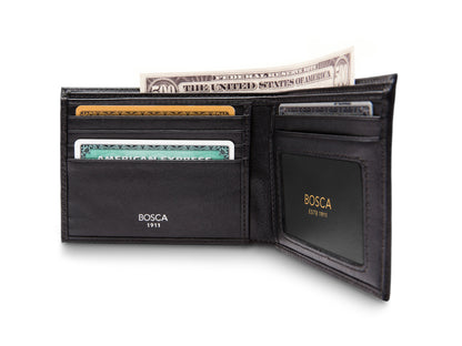 Bosca Nappa Vitello Executive I.D. Wallet Black