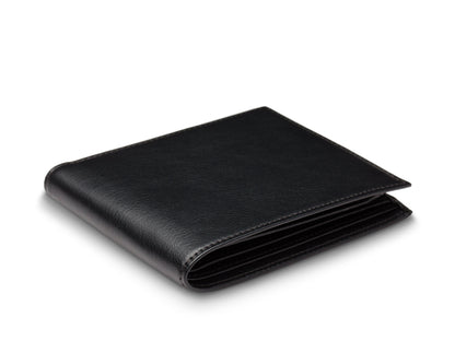 Bosca Nappa Vitello Bifold With Card / I.D. Flap Black