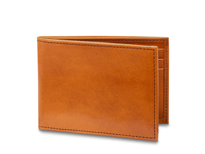 Bosca Old Leather Small Bifold Wallet Saddle