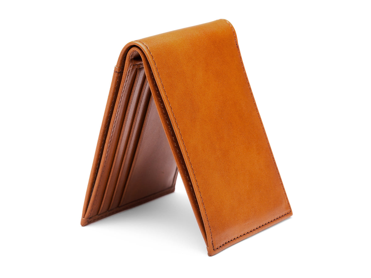 Bosca Old Leather Small Bifold Wallet Saddle