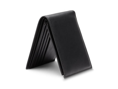Bosca Nappa Vitello Credit Wallet w/I.D. Passcase Black