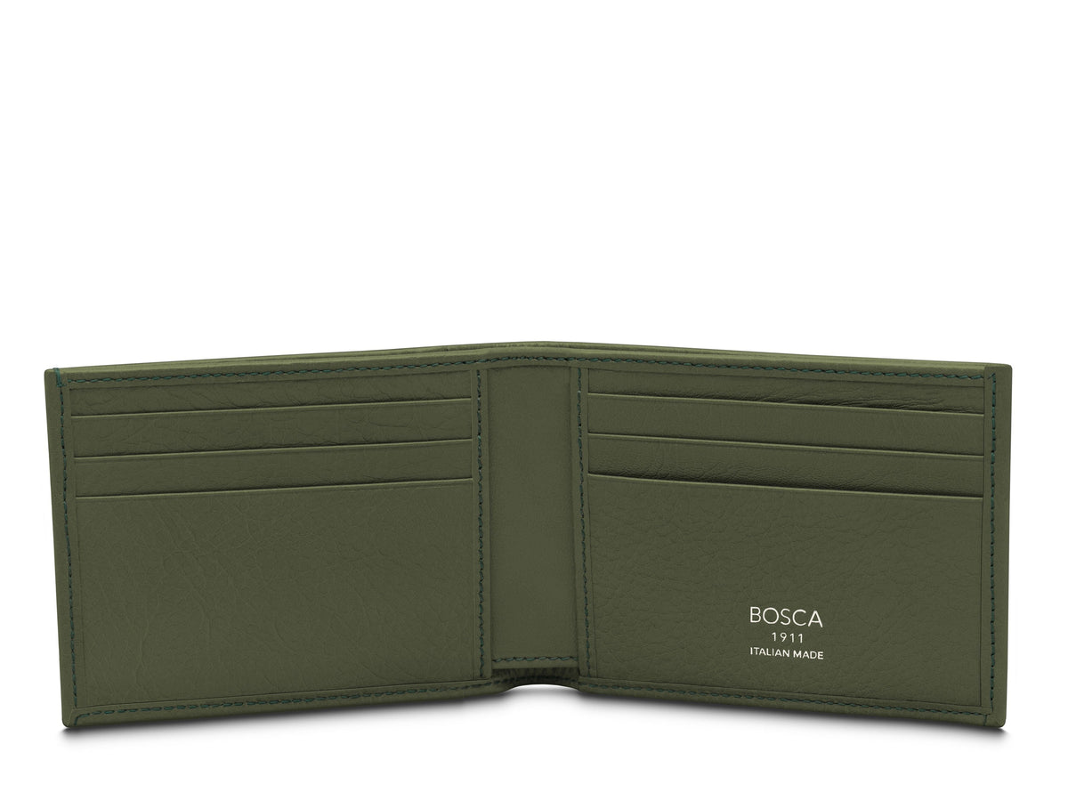 Bosca Small Bifold Wallet - RFID Platinum