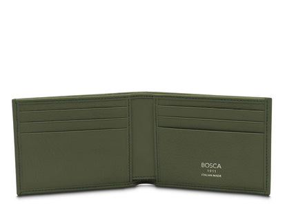 Bosca Small Bifold Wallet - RFID Platinum