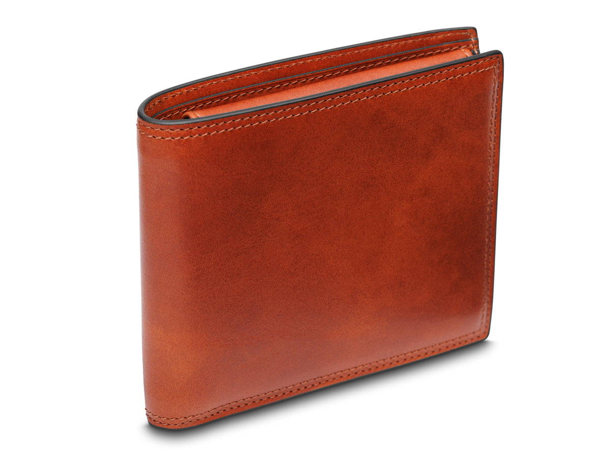 Bosca Dolce Italia Euro Credit Wallet w/I.D. Passcase - RFID Amber