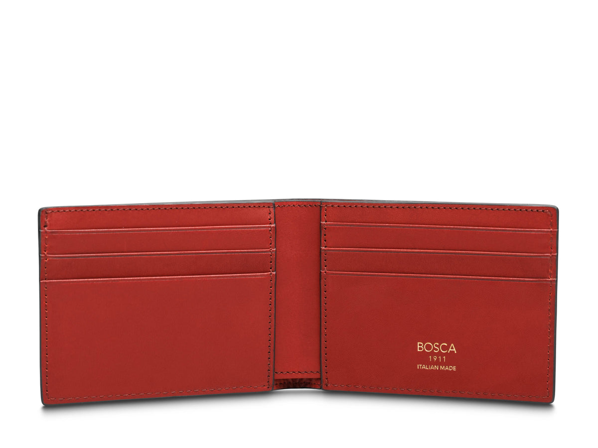 Bosca Roma Small Bifold Burgundy