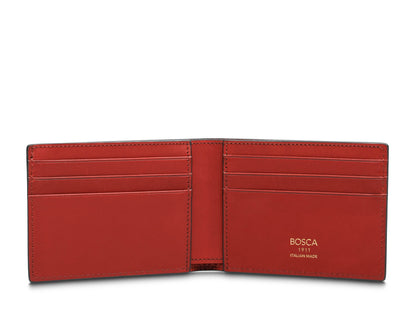 Bosca Roma Small Bifold Burgundy