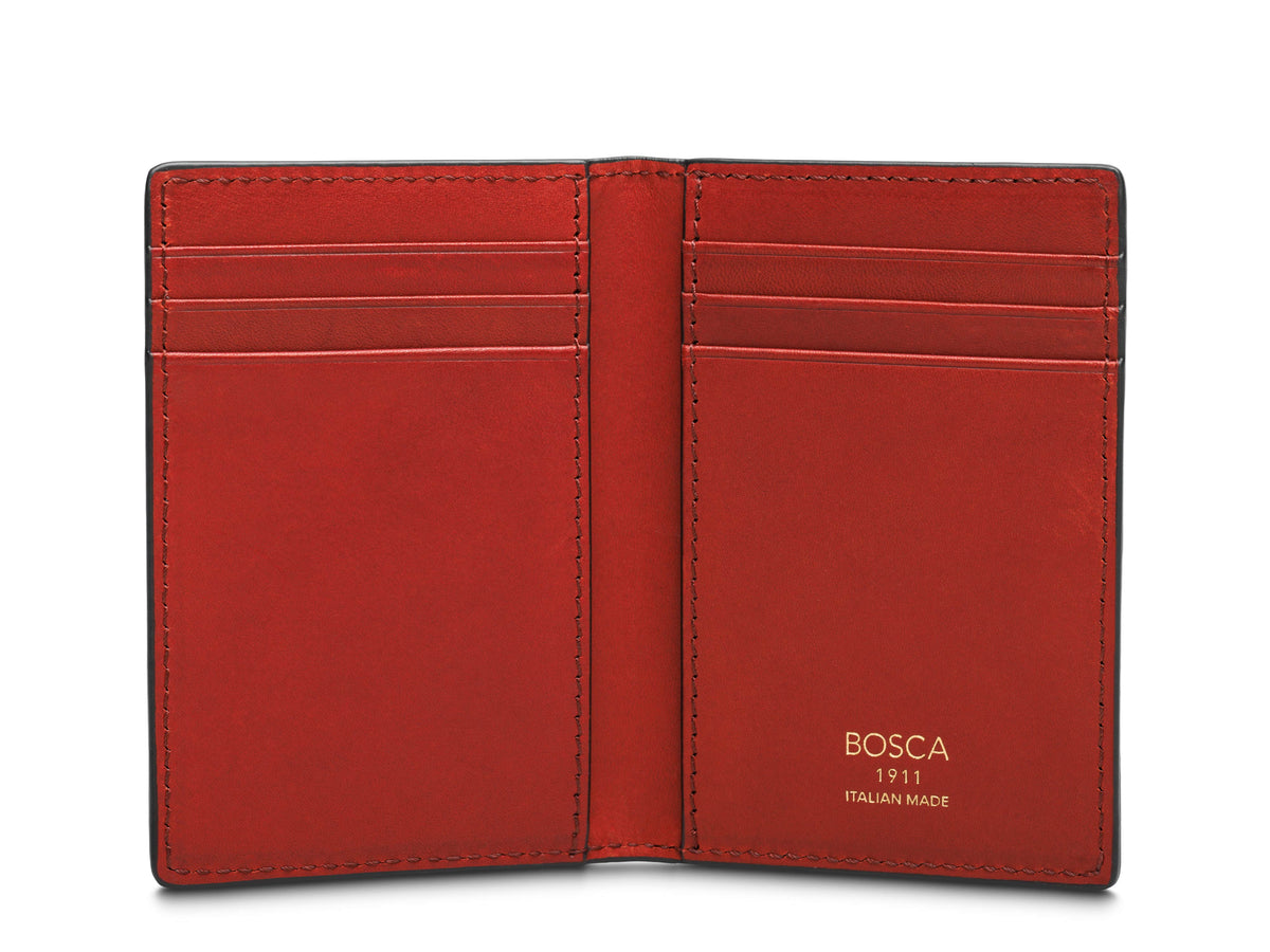 Bosca Roma 8 Pocket Credit Case Burgundy