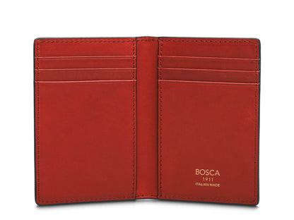 Bosca Roma 8 Pocket Credit Case Burgundy