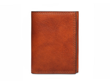 Bosca Dolce Italia Double I.D. Trifold Wallet Amber