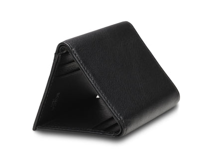 Bosca Nappa Vitello Single I.D. Trifold Black