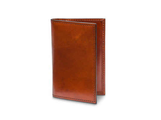 Bosca Old Leather Italia Calling Card Case Amber