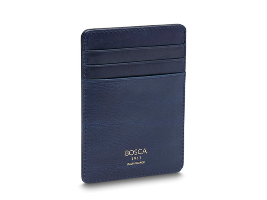 Bosca Old Leather Front Pocket Wallet Saddle