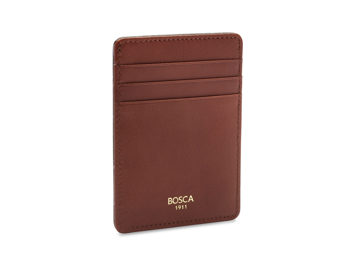 Bosca Vintage Crocco Front Pocket Wallet Vintage Crocco