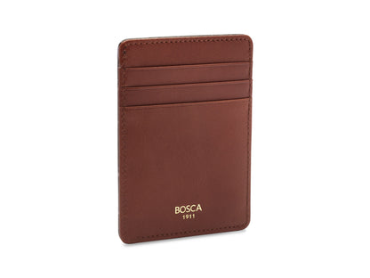 Bosca Vintage Crocco Front Pocket Wallet Vintage Crocco