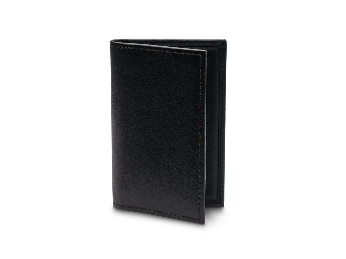 Bosca Nappa Vitello Calling Card Case Black