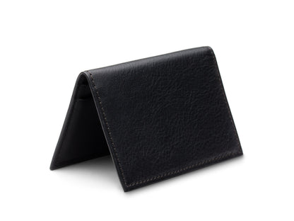 Bosca Nappa Vitello Calling Card Case Black