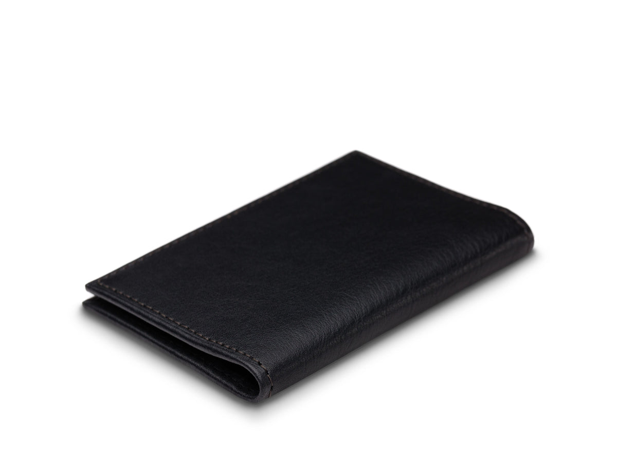 Bosca Nappa Vitello Calling Card Case Black