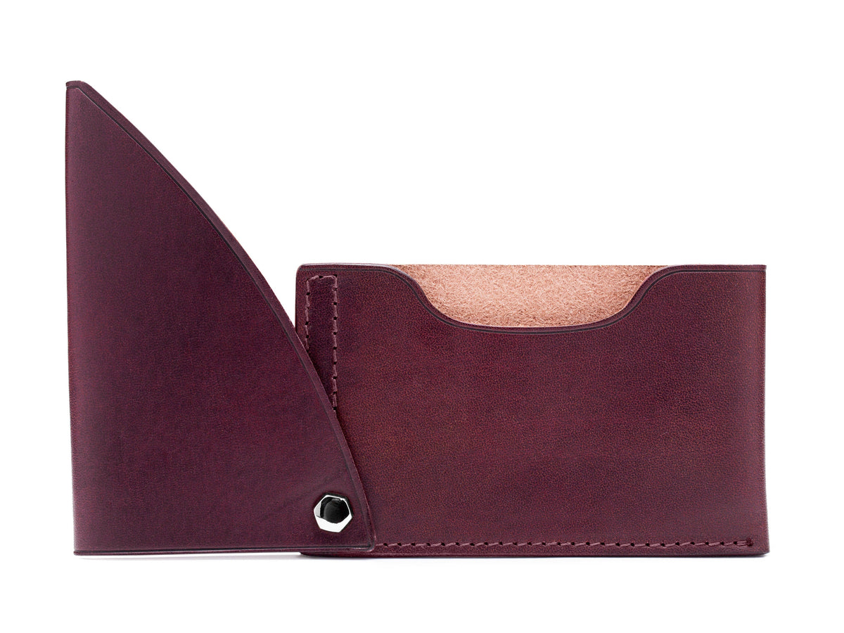 Bosca Flipper Card Case  Blue
