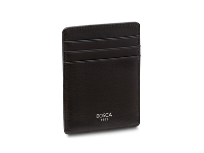 Bosca Nappa Vitello Front Pocket Wallet Black