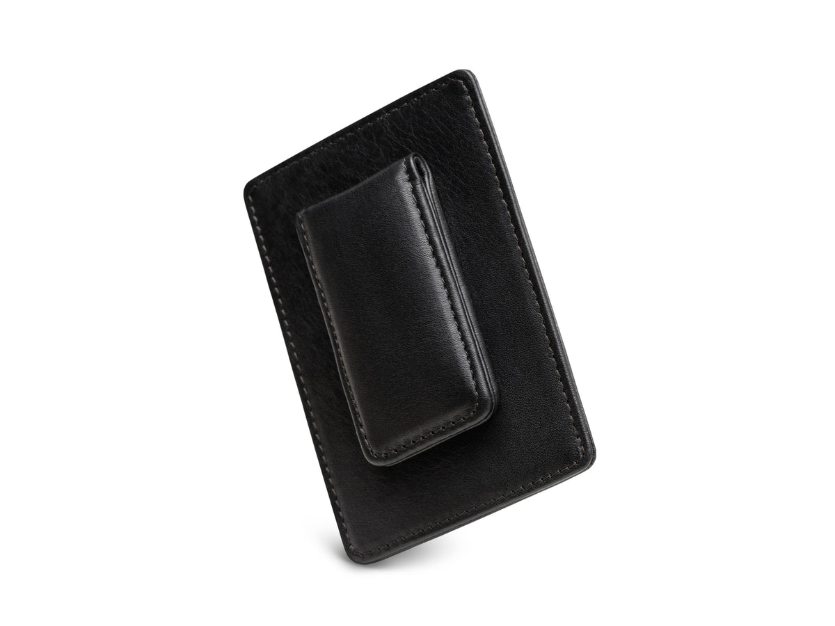 Bosca Nappa Vitello Front Pocket Wallet Black