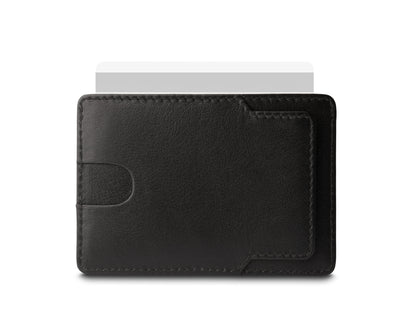 Bosca Nappa Vitello Slim Card Case  Black