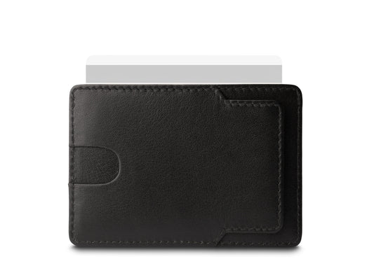 Bosca Nappa Vitello Slim Card Case  Black